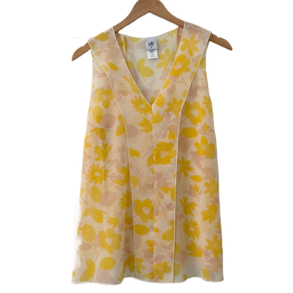 CAbi  Women’s Sheer Top Size Medium